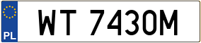 Truck License Plate